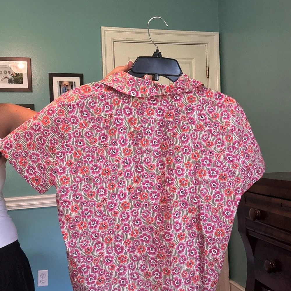 JCREW Cropped Gamine shirt in Liberty® Ellie fabric - Picture 3 of 3